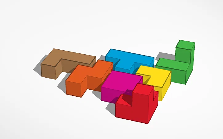 Bộ đồ chơi xếp hình 3D thông minh với 7 mảnh ghép độc đáo - Image 5