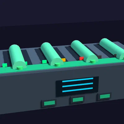 Mẫu in 3D trạm sạc pin năng lượng mặt trời và điện gió đa năng