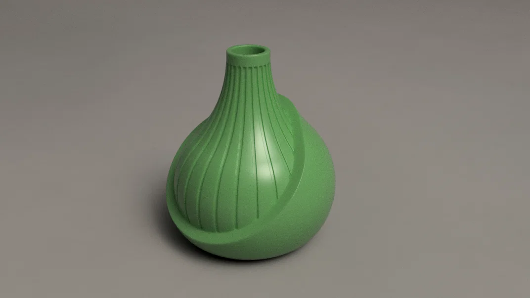 Bình Hoa Hành Hữu Cơ Có Rãnh - Decor Tối Giản - Image 4