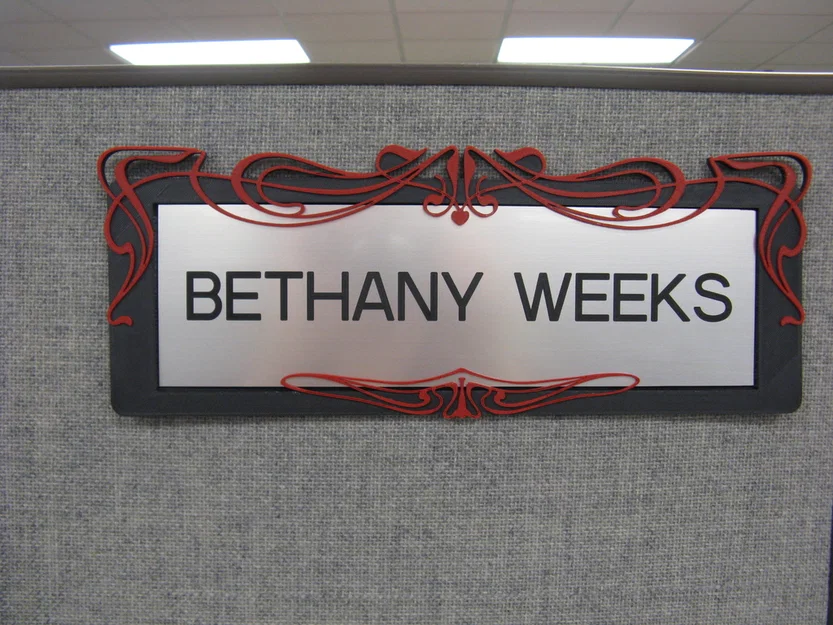 Khung Bảng Tên Để Bàn - Name Plate Frame - Image 1