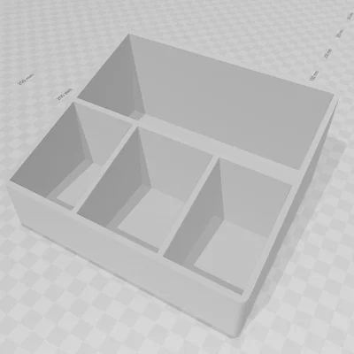 Khay Đựng Đồ 4 Ngăn Đa Năng Cho Bàn Làm Việc Gọn Gàng