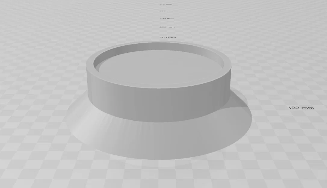 Thiết kế 3D đế nâng chân giường tròn - Image 1