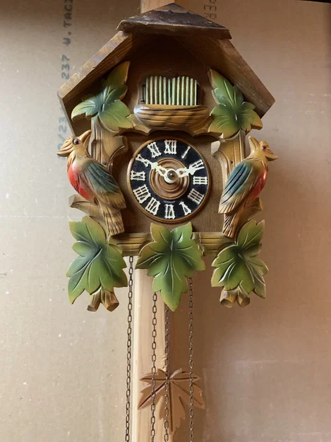 Con lắc đồng hồ Cuckoo hình lá phong, có bộ điều chỉnh tinh chỉnh - Image 2