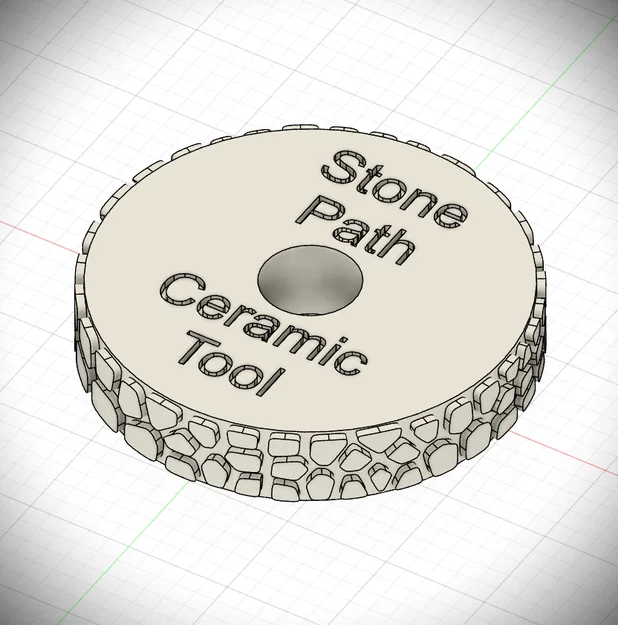 Con lăn tạo họa tiết lối đi bằng đá cho nghệ thuật gốm sứ 3D - Image 1