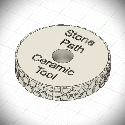 Con lăn tạo họa tiết lối đi bằng đá cho nghệ thuật gốm sứ 3D