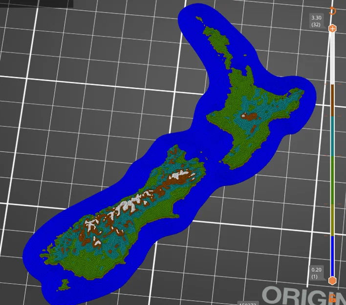 Aotearoa New Zealand - Bản đồ địa hình 3D - Image 2