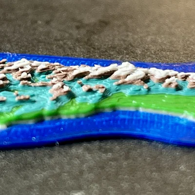 Aotearoa New Zealand - Bản đồ địa hình 3D