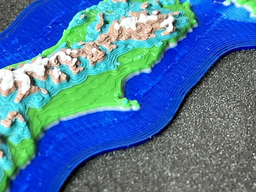 Aotearoa New Zealand - Bản đồ địa hình 3D - Image 6