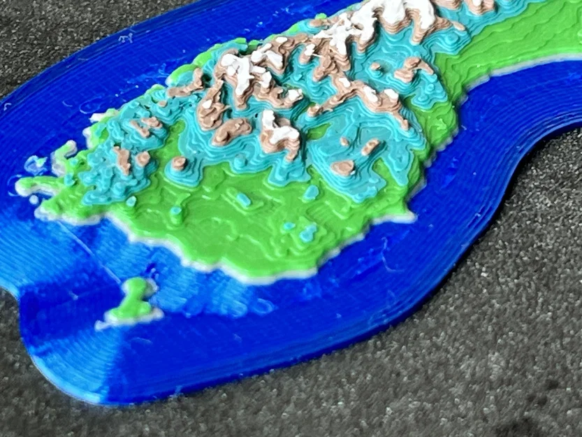 Aotearoa New Zealand - Bản đồ địa hình 3D - Image 7