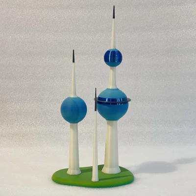 Mô hình tháp biểu tượng Kuwait Towers