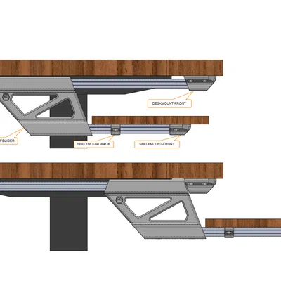 Keyboard MegaShelf - Khay trượt bàn phím và thiết bị ngoại vi đa năng