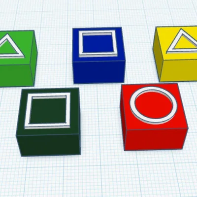 Mô hình gạch LEGO phong cách Squid Game độc đáo cho dân in 3D