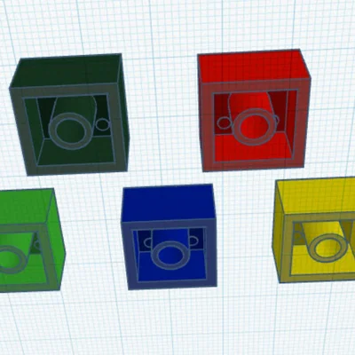 Mô hình gạch LEGO phong cách Squid Game độc đáo cho dân in 3D