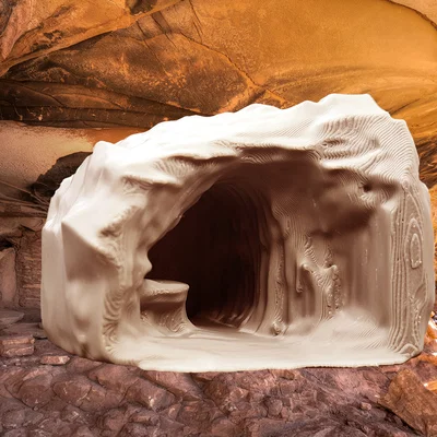 Mô hình Lối vào Hang động - Không cần Supports