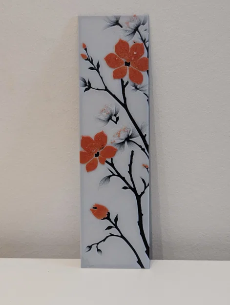 Cherry Blossom Bookmark - Single Flowers (Kẹp sách hoa anh đào) - Image 3