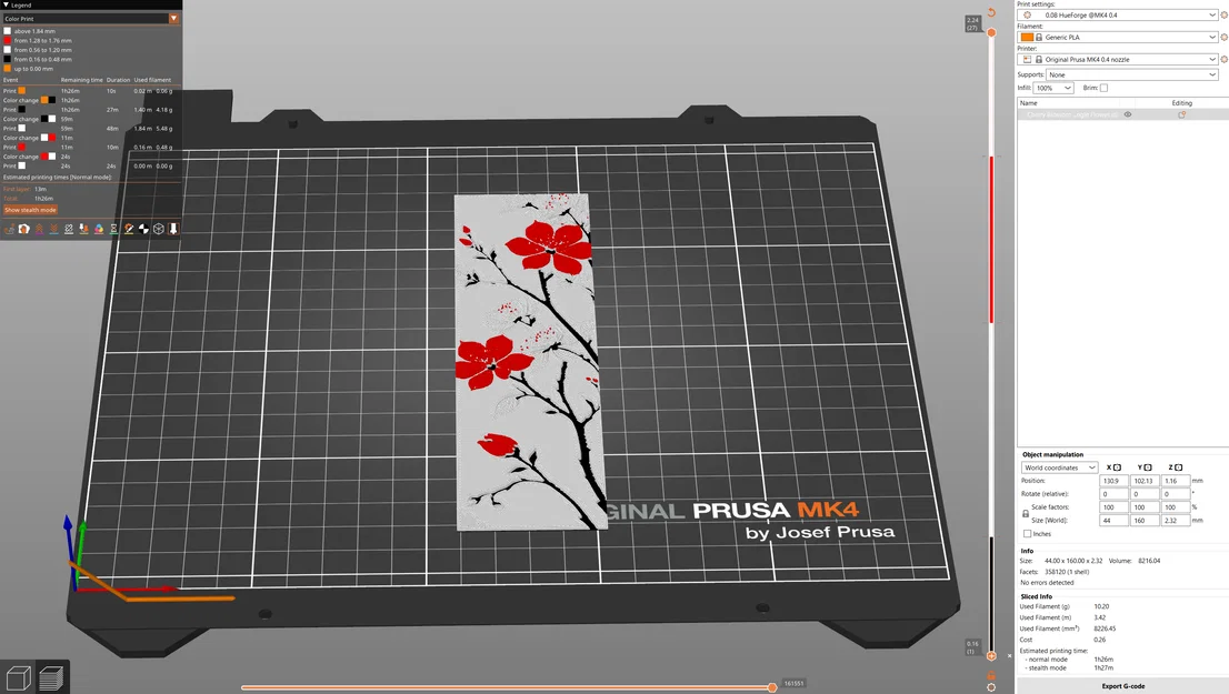 Cherry Blossom Bookmark - Single Flowers (Kẹp sách hoa anh đào) - Image 6