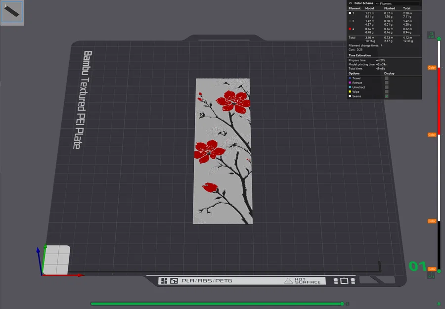 Cherry Blossom Bookmark - Single Flowers (Kẹp sách hoa anh đào) - Image 7