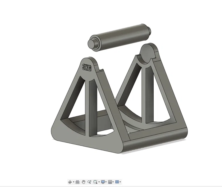 Giá đỡ cuộn nhựa in 3D 3kg (RepRapper) siêu bền với vòng bi - Image 1