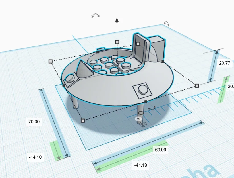 Mô hình tàu vũ trụ UFO tương thích LEGO tự in 3D độc đáo - Image 2
