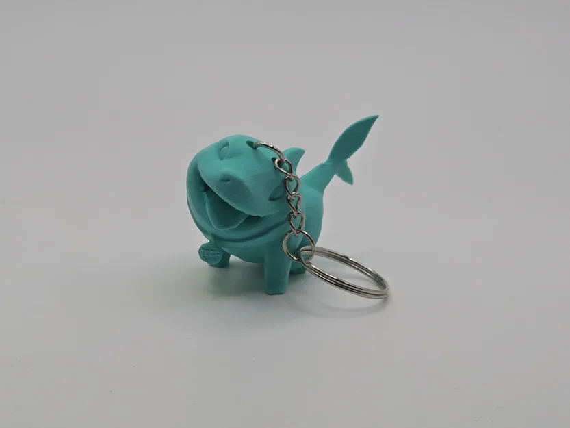 Móc khóa 3D Jeff the Land Shark siêu đáng yêu - Image 1