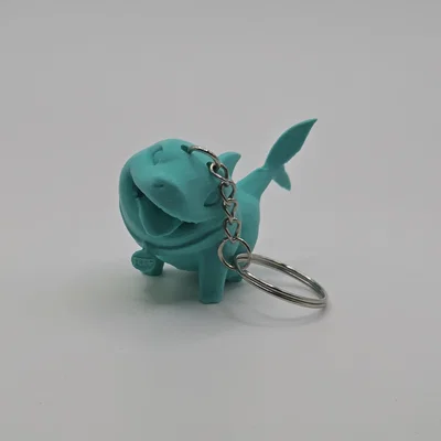 Móc khóa 3D Jeff the Land Shark siêu đáng yêu