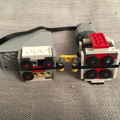 Bánh răng 3D cho Motor Lego Monorail - Tự chế siêu tiết kiệm