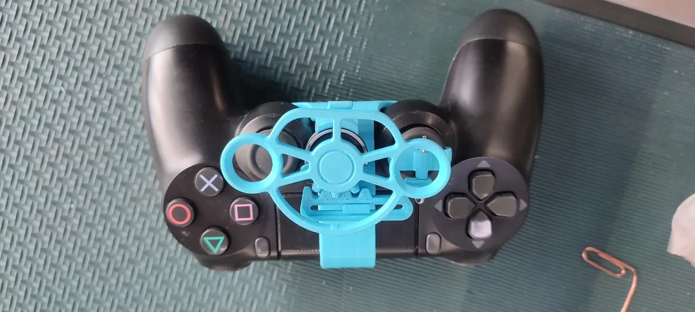 Tay lái mini (Mini Steering Wheel) cho tay cầm PS4 - Tăng trải nghiệm đua xe - Image 1