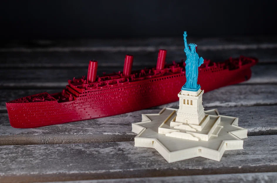 Mô hình Tượng Nữ thần Tự do / Tỉ lệ 1:1000 / 1:700 - Image 5