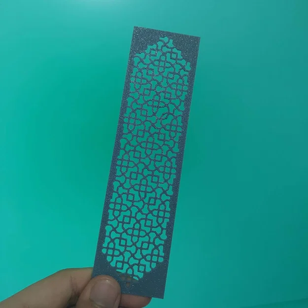 Thẻ đánh dấu trang (Bookmark) họa tiết nghệ thuật Hồi giáo độc đáo - Image 1