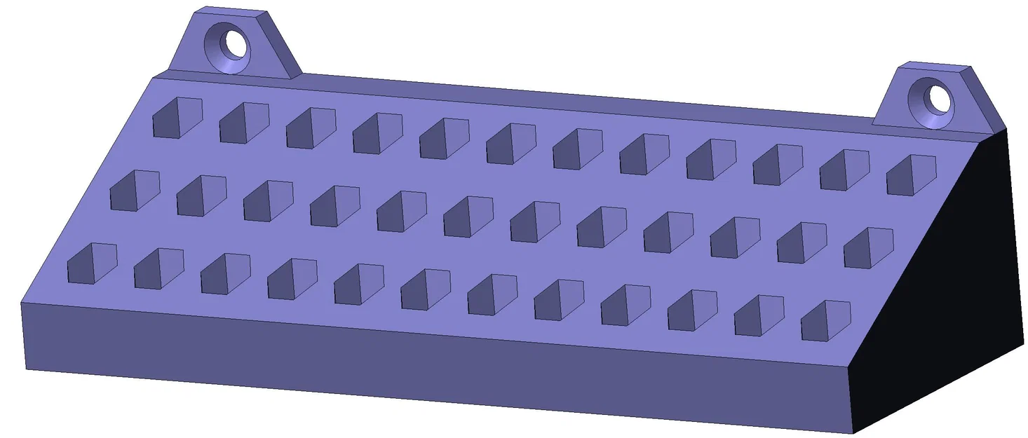 Khay đựng đầu vít lục giác (Hex bit holder) - Gọn gàng, dễ in - Image 1