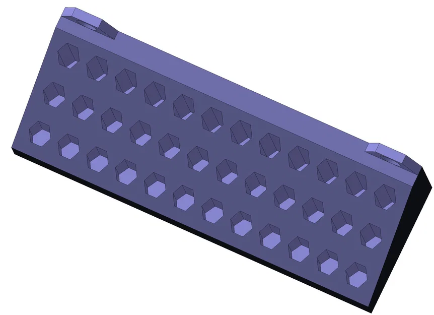 Khay đựng đầu vít lục giác (Hex bit holder) - Gọn gàng, dễ in - Image 2