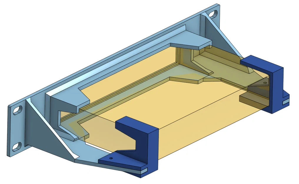 Bộ khung rack mount cho Netgear GS108 (tủ rack 10 inch) - Image 1