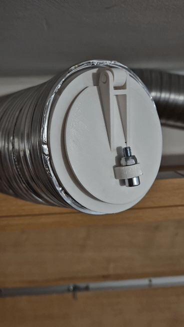 Van một chiều (Klapka) cho ống thông gió ∅ 100 mm