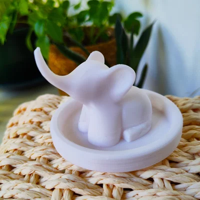 Mô hình chú voi giữ nhẫn