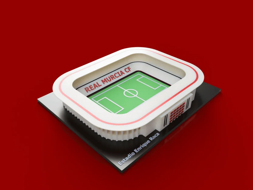 Mô hình 3D sân vận động Enrique Roca (Real Murcia CF) chi tiết - Image 2