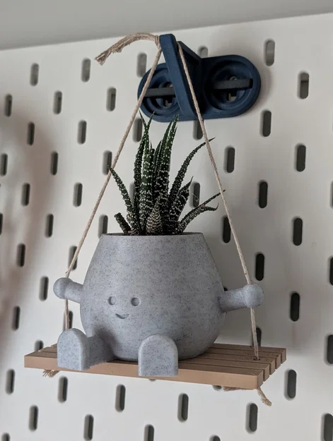 Chậu cây trang trí Happy Swinging/Sitting Planter - Image 3