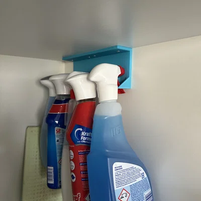 Giá treo bình xịt gắn tường hoặc trần tủ