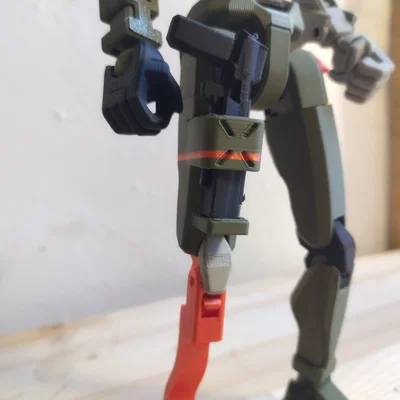 Bao đựng súng Robocop lắp đùi cho mô hình DUMMY 13 in 3D