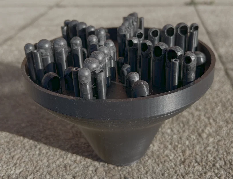 Đầu tán nhiệt sấy tóc thay thế cho máy Rowenta (Tự in 3D) - Image 1