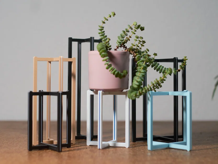 Kệ Đỡ Chậu Cây Lắp Ghép (Snap Fit Plant Stands) - Image 1