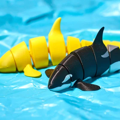 Mô hình Cá voi sát thủ (Articulated Orca) cử động linh hoạt