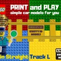 Mô hình đường ray thẳng LEGO Train Straight Track L in 3D - Thumbnail 1
