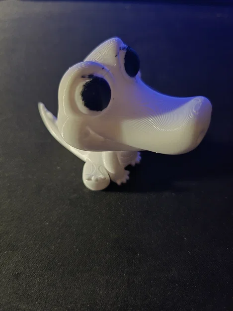 Mô hình 3D nhân vật Cá Sấu Con phong cách Kawaii - Image 4