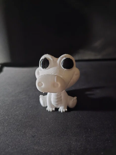Mô hình 3D nhân vật Cá Sấu Con phong cách Kawaii - Image 5