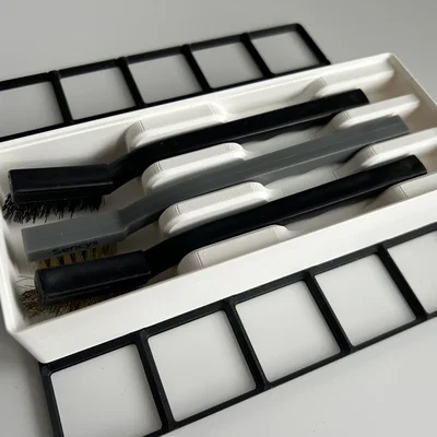 Đế cắm cọ 1 ngăn và 3 ngăn - Gridfinity