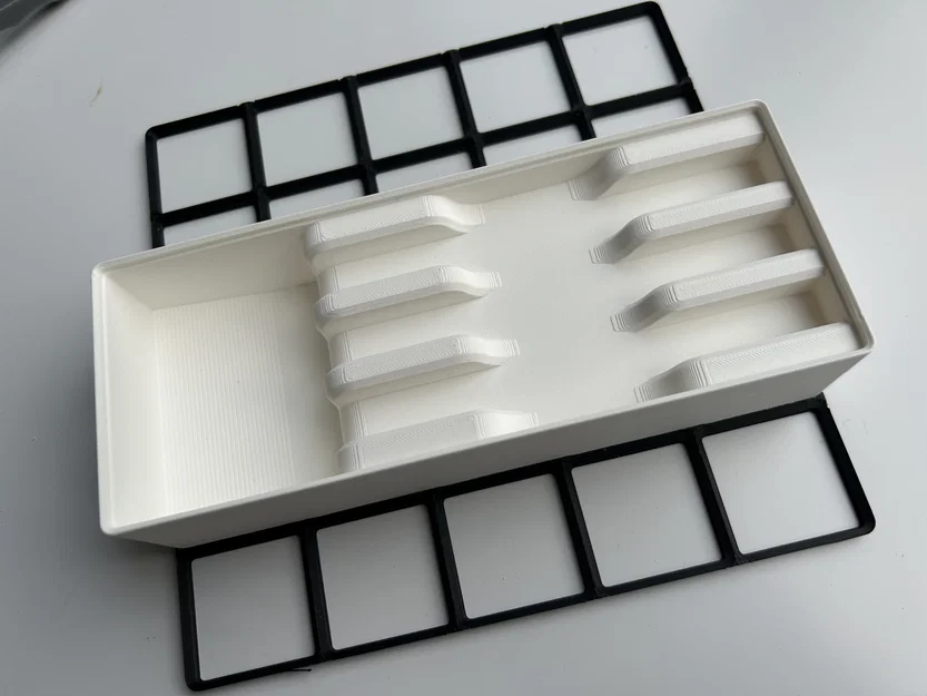 Đế cắm cọ 1 ngăn và 3 ngăn - Gridfinity - Image 4