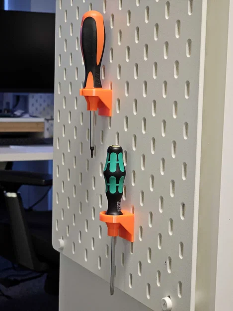 Giá treo tua vít Skadis IKEA tiện lợi - Phụ kiện in 3D cho góc làm việc - Image 1