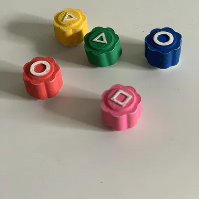 Bộ đồ chơi Gonggi phong cách Squid Game in 3D độc đáo