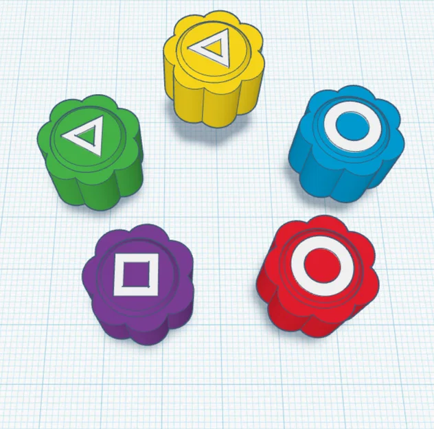 Bộ đồ chơi Gonggi phong cách Squid Game in 3D độc đáo - Image 3