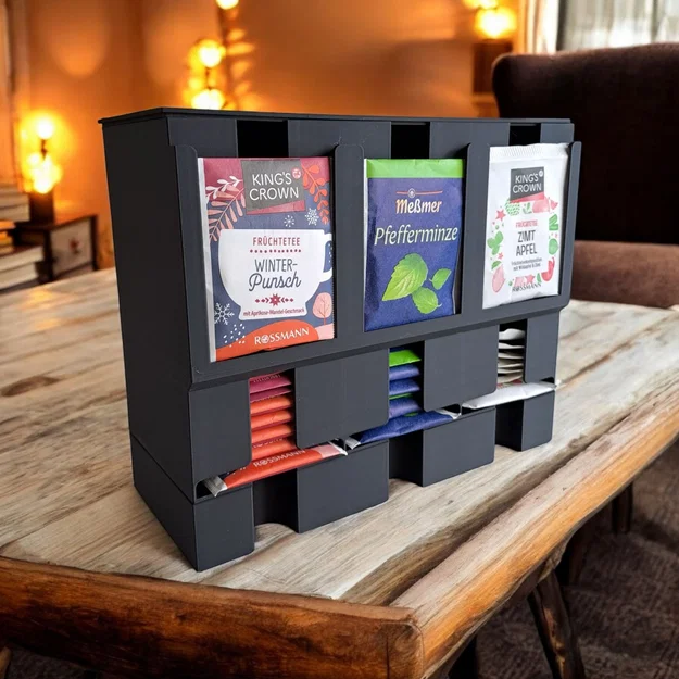 Hộp Đựng Trà Hiện Đại, Khay Lấy Túi Trà Thông Minh - Image 1